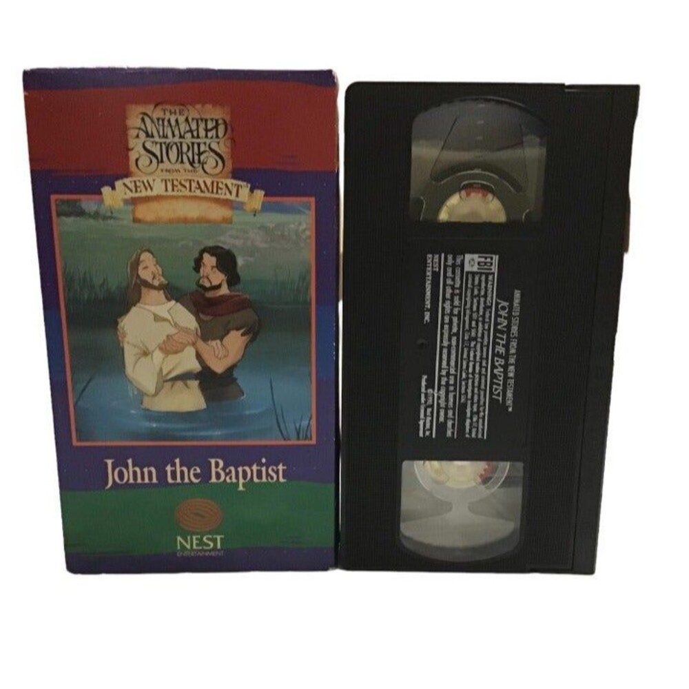 The Animated Stories from the New Testament John The Baptist VHS Video Tape Vtg